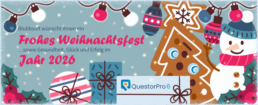 Blubbsoft wünscht Ihnen: Frohe Weihnachten und ein schönes neues Jahr 2026