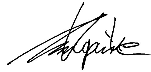 Signatur von Herr Kopinke