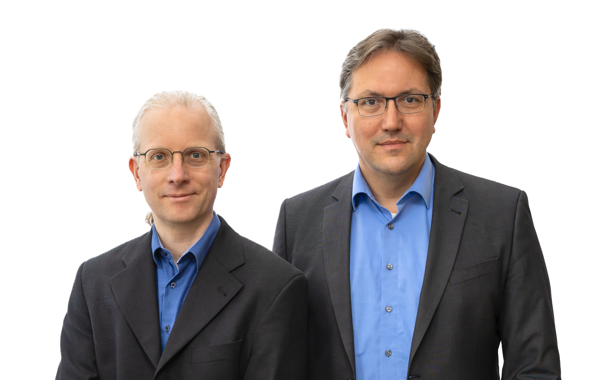 Ein Foto der beiden Geschäftsführer von Blubbsoft