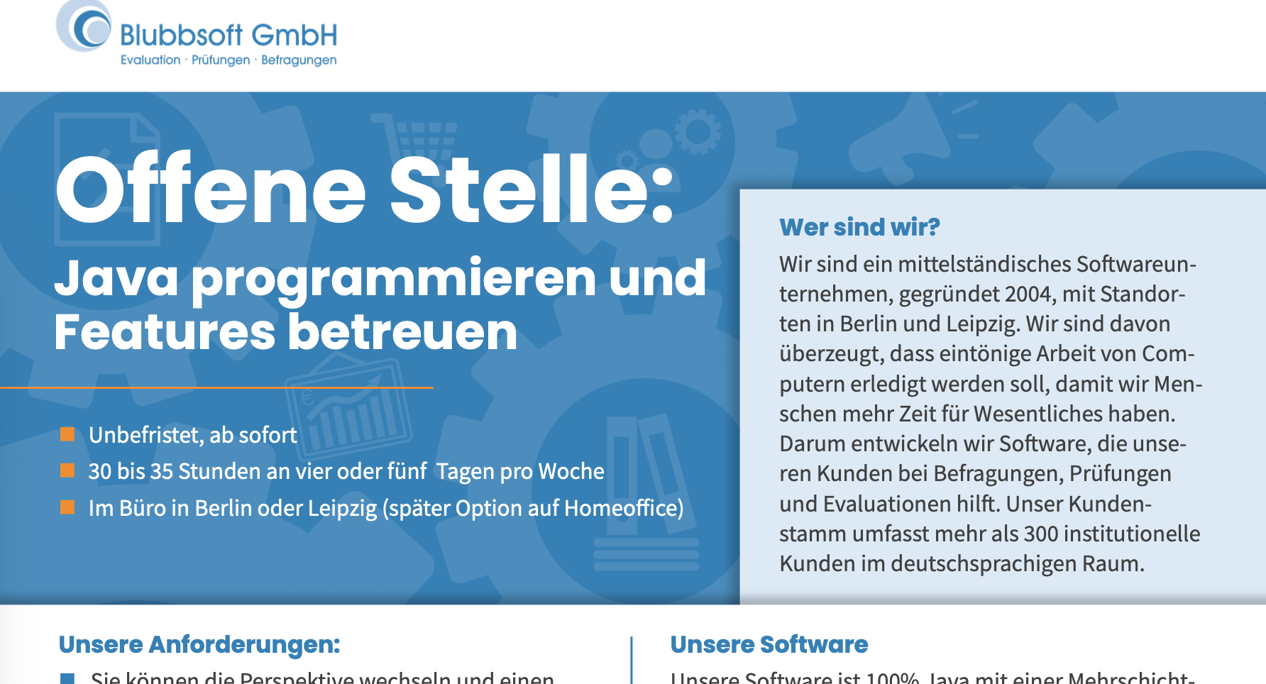 Vorschau der Ausschreibung