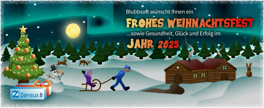 Blubbsoft wünscht Ihnen: Frohe Weihnachten und ein schönes neues Jahr 2025